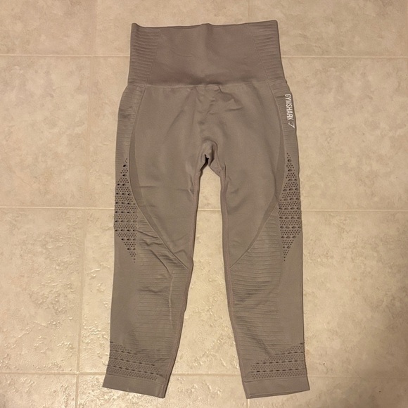 Gymshark Pants - Gymshark Womens Seamless High-Waist Leggings inTaupe/Greige
